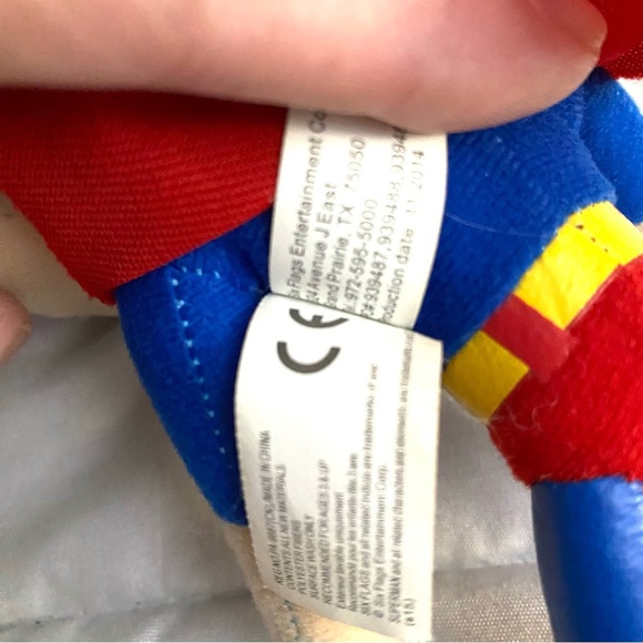 Comics DC Six Flags Big Head Plush Superman stuffed superhero Toy Collector item - Picture 7 of 7